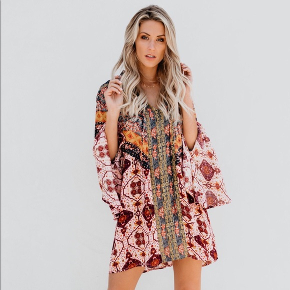 bohemian inspired dress